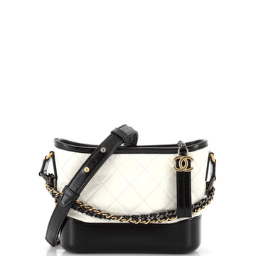 Chanel Gabrielle Hobo Quilted Aged Calfskin Small