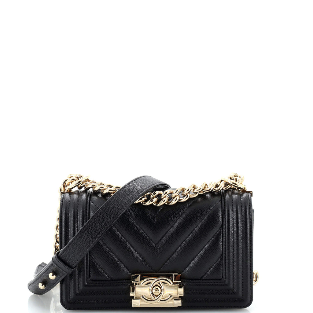Chanel Like a Wallet Flap Bag Quilted Caviar Small Black | eBay