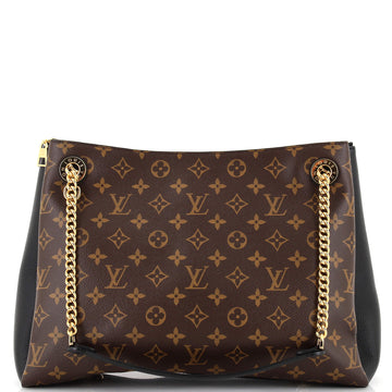 Louis Vuitton Surene Handbag Monogram Canvas with Leather MM
