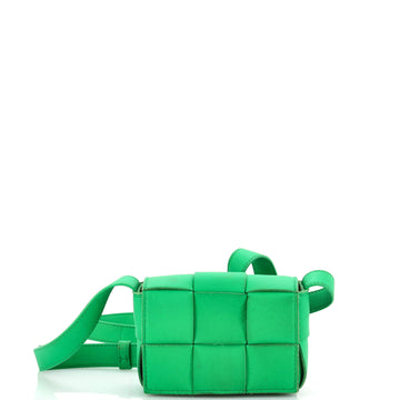 Bottega Veneta Cassette Crossbody Bag Maxi Intrecciato Leather Candy