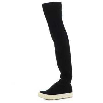 Rick Owens Women's Drkshdw Thigh High Sock Boots Cotton