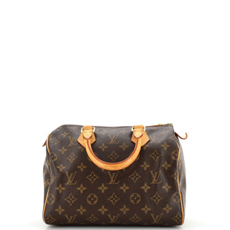 Louis Vuitton Speedy Handbag Monogram Canvas 25