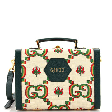 Gucci 100 Top Handle Beauty Case Limited Edition Canvas