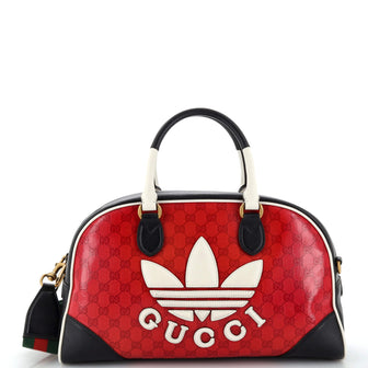 Gucci x adidas Duffle Bag GG Coated Canvas Large