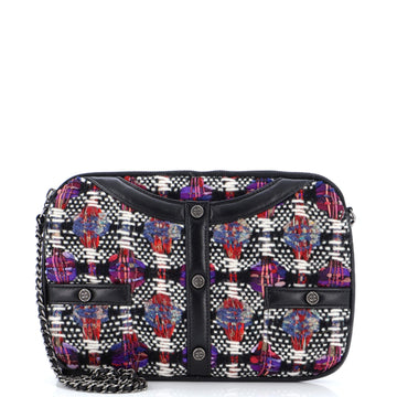 Chanel Girl Clutch on Chain Quilted Tweed Medium