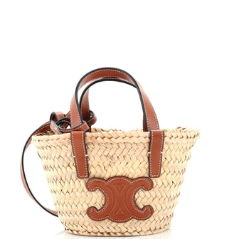 Celine Triomphe Basket Shoulder Bag Teen