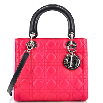 Christian Dior Lady Dior Bag Cannage Quilt Lambskin Medium