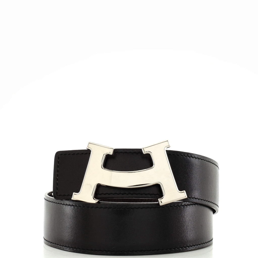 Hermes Smile H Reversible Belt Leather Medium 95 251557
