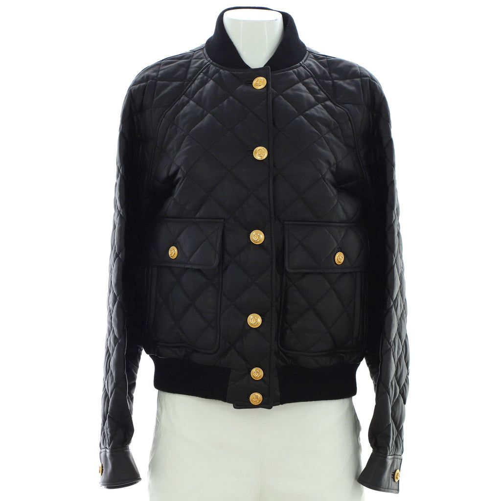GUCCI- Women Leather Jacket- SZ: 38- Matiell Consignment Boutique