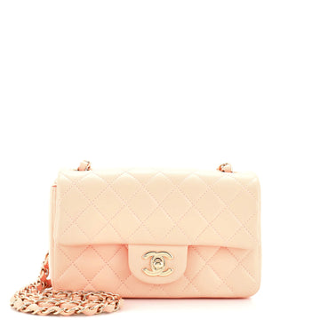 Chanel Classic Single Flap Bag Quilted Lambskin Mini