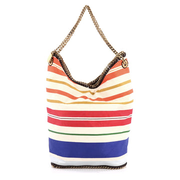 Stella McCartney Falabella Tote Printed Canvas Medium Neutral 2515701