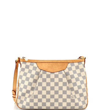 Louis Vuitton Siracusa Handbag Damier PM