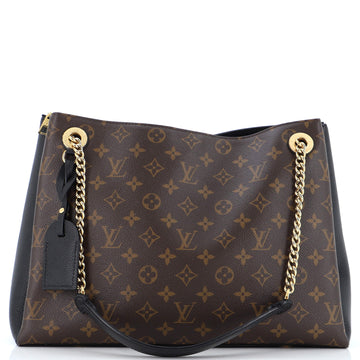 Louis Vuitton Surene Handbag Monogram Canvas with Leather MM