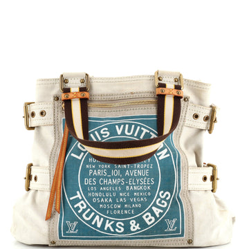 Louis Vuitton Globe Shopper Tote Canvas MM