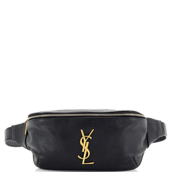 Saint Laurent Classic Monogram Belt Bag Leather