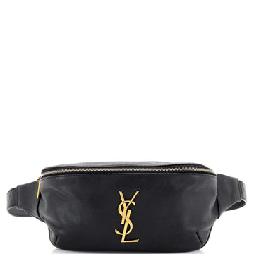 Saint Laurent Classic Monogram Belt Bag Leather