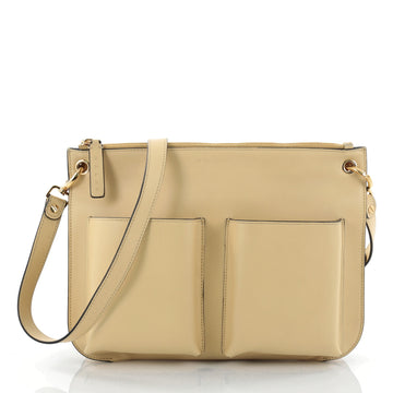 Marni Bandoleer Crossbody Bag Leather Medium Yellow 2516101