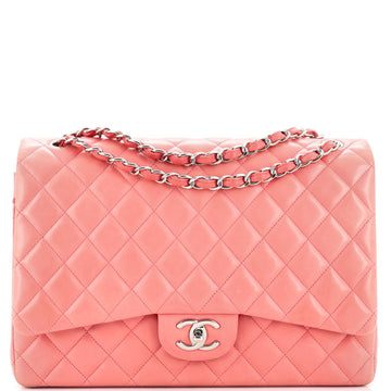 Chanel Classic Double Flap Bag Quilted Lambskin Maxi
