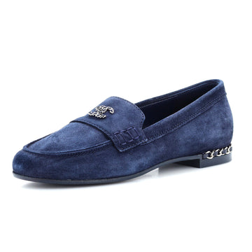 Chanel Women's Chained CC Loafers Suede
