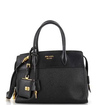 Prada Esplanade Tote Saffiano with City Calf Medium