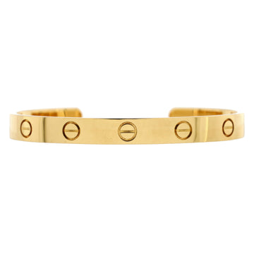 Cartier Love Cuff Bracelet 18K Yellow Gold