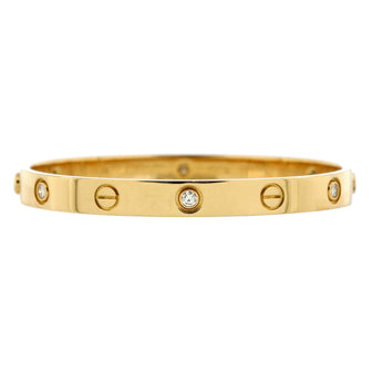Cartier Love 6 Diamond Bracelet 18K Yellow Gold and Diamonds