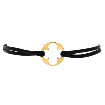 Louis Vuitton Empreinte Bracelet Silk Cord with 18K Yellow Gold