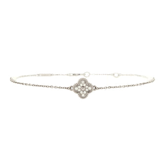 Van Cleef & Arpels Sweet Alhambra Bracelet 18K White Gold and Diamonds
