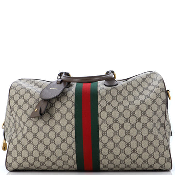 Balenciaga x Gucci The Hacker Project Duffle Bag BB Coated Canvas Medium