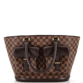 Louis Vuitton Manosque Handbag Damier GM