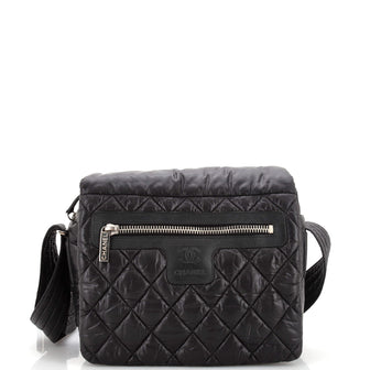 Chanel Coco Cocoon Messenger Bag Quilted Nylon Medium