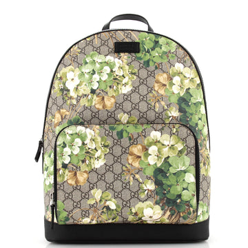 Gucci Zip Pocket Backpack Blooms Print GG Coated Canvas Medium