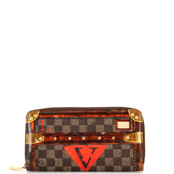 Louis Vuitton Zippy Wallet Limited Edition Damier Time Trunk