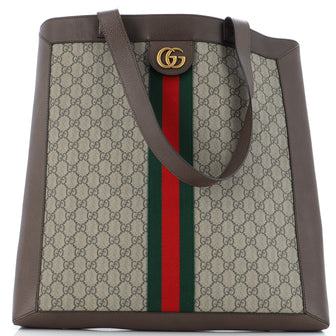 Gucci Ophidia Soft Open Tote GG Coated Canvas Large