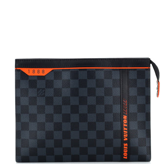 Louis Vuitton Pochette Voyage Limited Edition Damier Cobalt Race MM