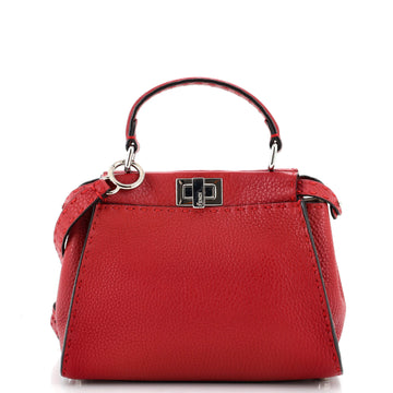 Fendi Selleria Peekaboo Bag Leather Mini