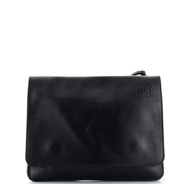 Loewe Gusset Flat Messenger Bag Leather