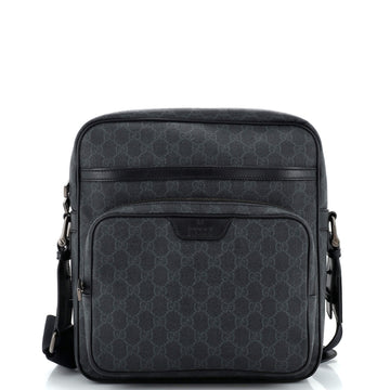 Gucci Front Pocket Messenger Bag GG Coated Canvas Small