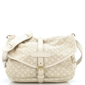 Louis Vuitton Saumur Handbag Mini Lin 30