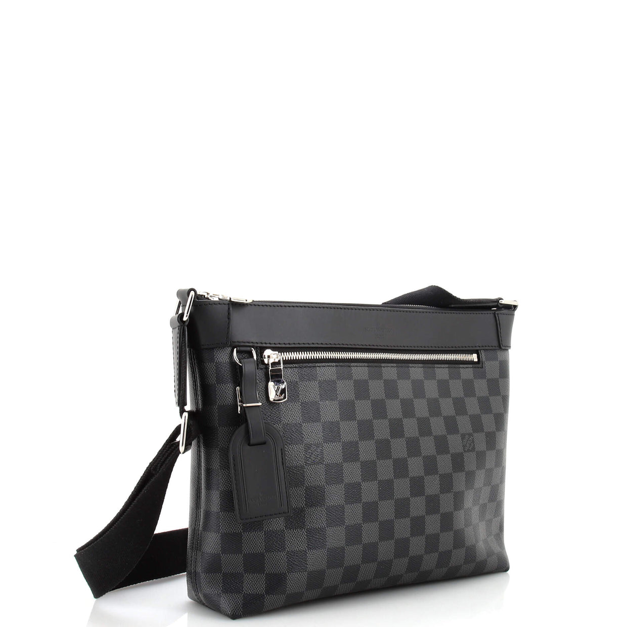 Louis Vuitton Mick NM Messenger Bag Damier Graphite PM Black 251787149