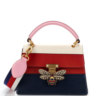 Gucci Queen Margaret Top Handle Bag Colorblock Leather Small
