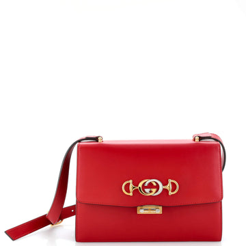 Gucci Zumi Flap Shoulder Bag Leather Small