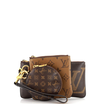 Louis Vuitton Trio Pouch Set Reverse Monogram Giant