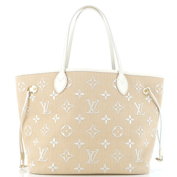 Louis Vuitton Neverfull NM Tote Monogram Embroidered Cotton MM