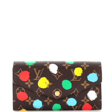 Louis Vuitton Sarah Wallet NM Yayoi Kusama Painted Dots Monogram Canvas