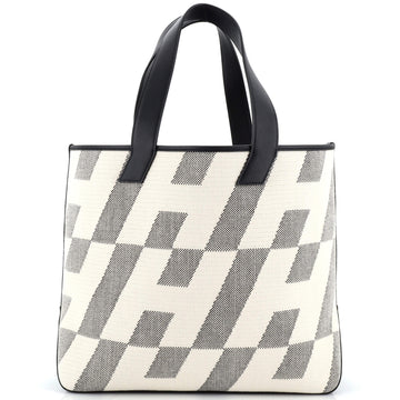 Hermes Cabas H en Biais Tote Canvas with Leather 40