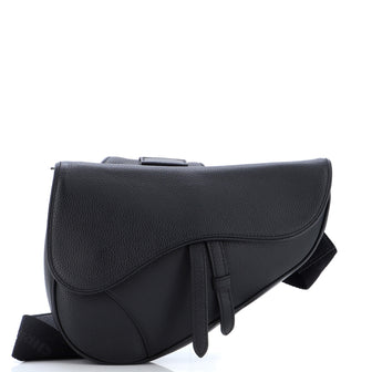 Christian Dior Saddle Crossbody Bag Leather