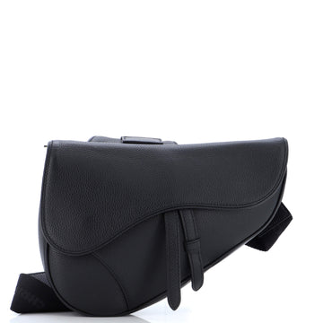 Christian Dior Saddle Crossbody Bag Leather
