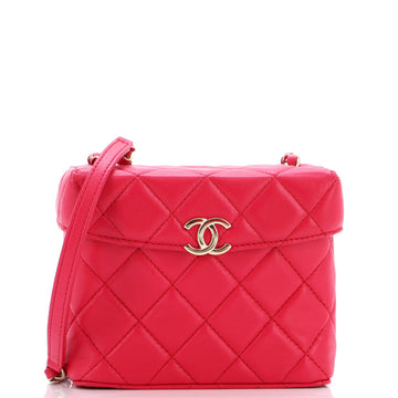 Chanel Secret Box Bag Quilted Lambskin Small