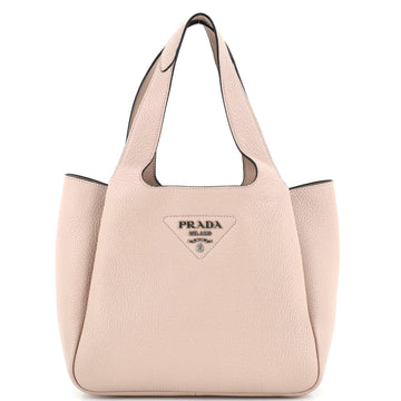 Prada Flou Dynamique Open Tote Vitello Daino Small